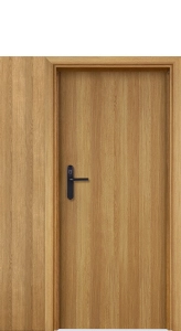 Drzwi drewniane ppoż z panelami