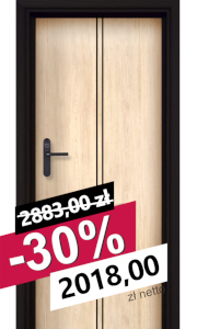 Drzwi ppoż drewniane F1PP
