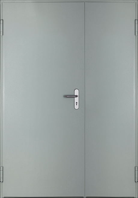 drzwi przeciwpożarowe stalowe dwuskrzydłowe ei30